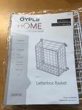 White Medium Letterbox Basket