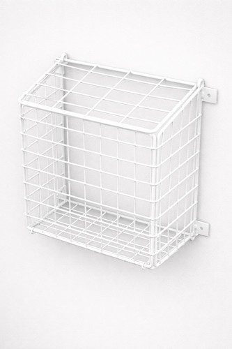 Wall mounted letterbox basket - wall,