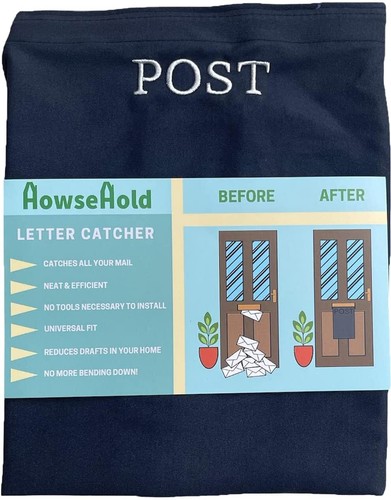Post and letter catcher - and, bag