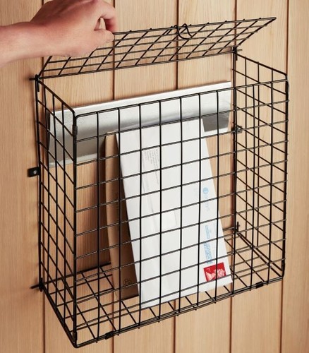 Wire letterbox cage - wire, with