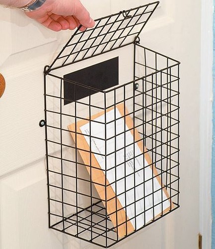 Letterbox cage door - cage, mounted